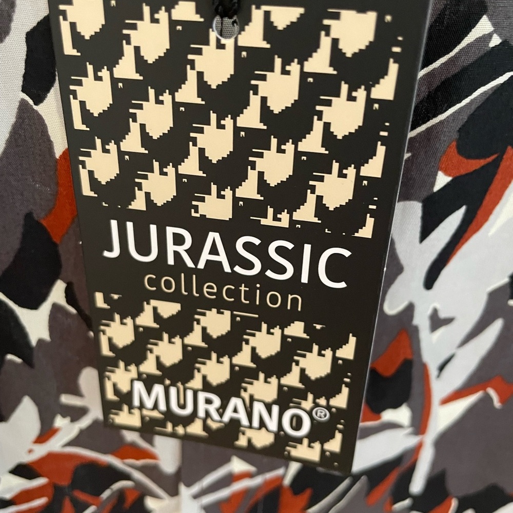 Murano Jurassic Collection Slim Fit Shirt Medium NWT